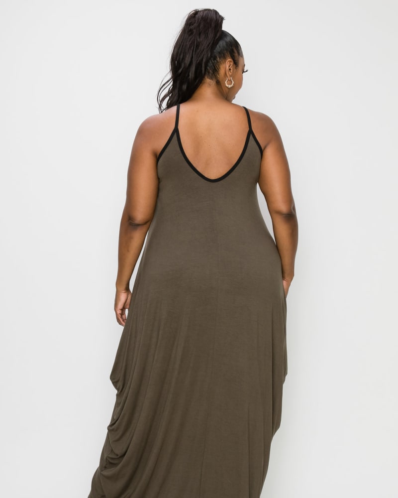Black spaghetti strap dress plus discount size